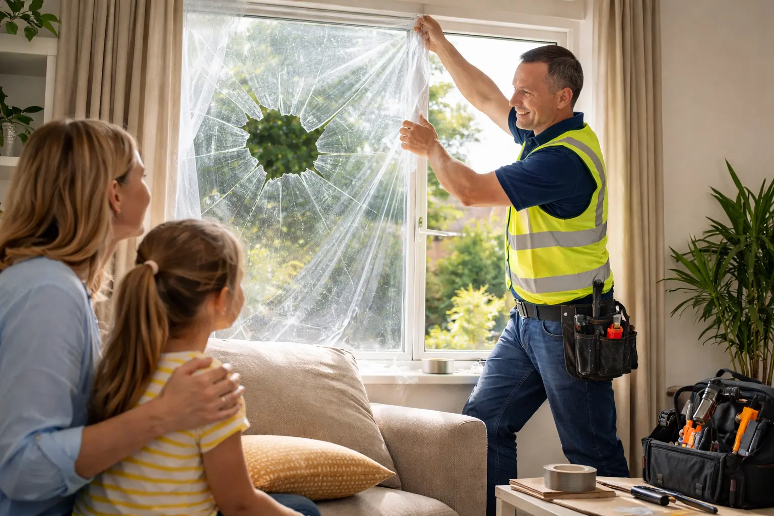 Emergency window repair in totton